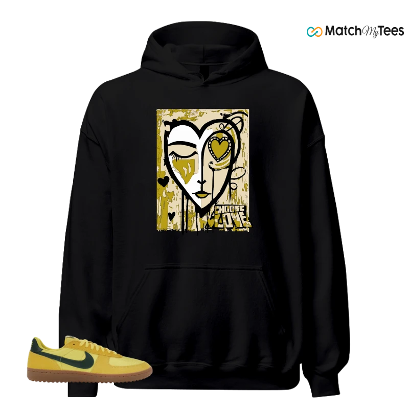 NIKE FIELD GENERAL 82 CHROME YELLOW FIR SNEAKER Matching Tees hoodie