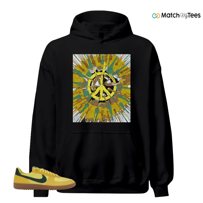 NIKE FIELD GENERAL 82 CHROME YELLOW FIR SNEAKER Matching Tees hoodie