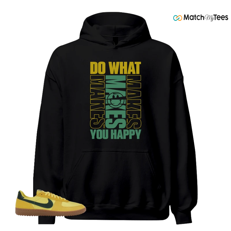 NIKE FIELD GENERAL 82 CHROME YELLOW FIR SNEAKER Matching Tees hoodie
