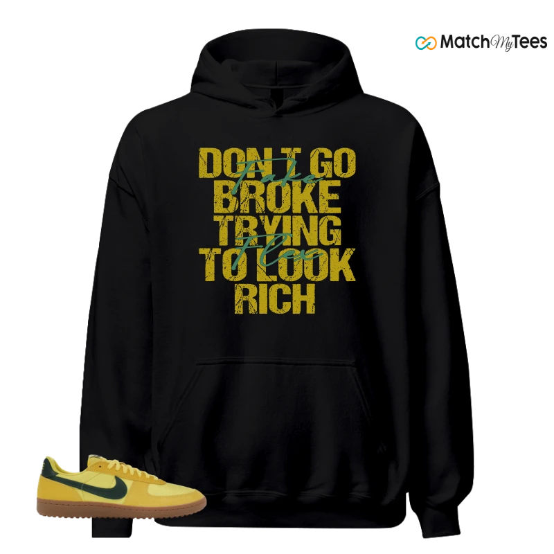 NIKE FIELD GENERAL 82 CHROME YELLOW FIR SNEAKER Matching Tees hoodie