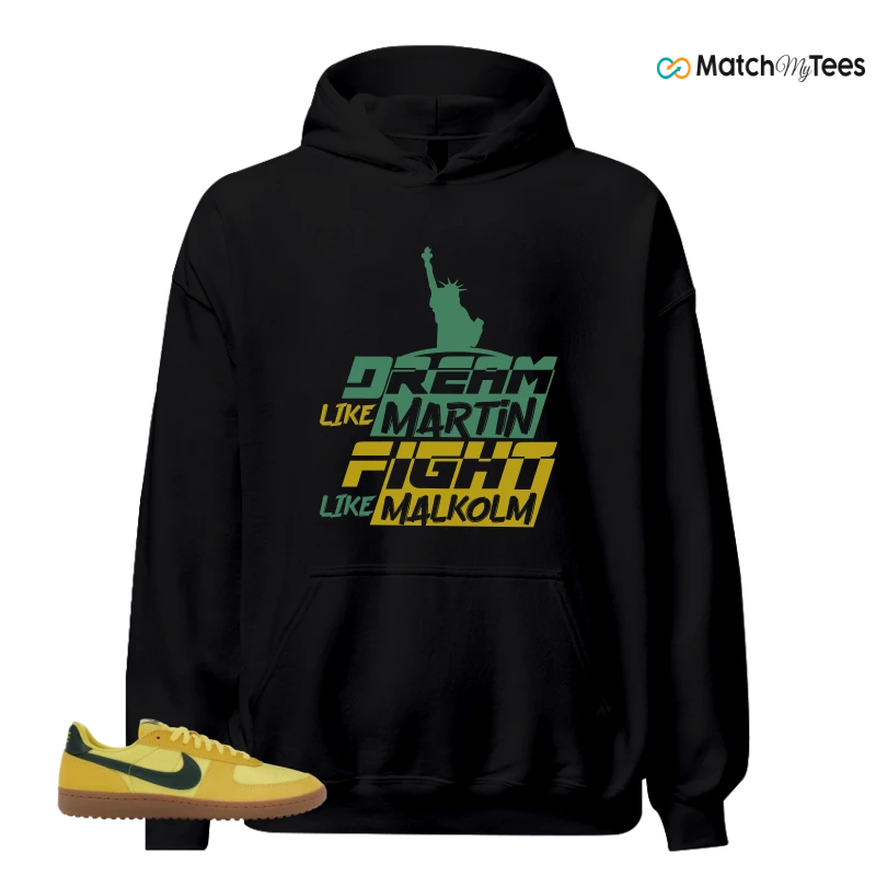 NIKE FIELD GENERAL 82 CHROME YELLOW FIR SNEAKER Matching Tees hoodie