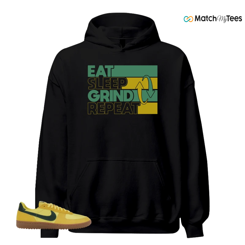 NIKE FIELD GENERAL 82 CHROME YELLOW FIR SNEAKER Matching Tees hoodie