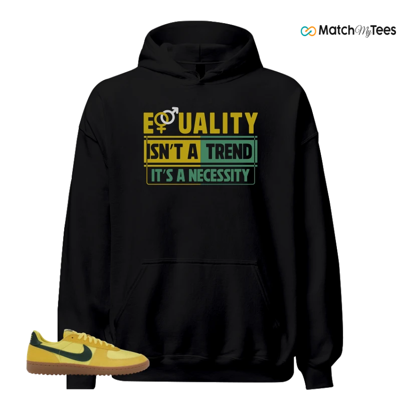 NIKE FIELD GENERAL 82 CHROME YELLOW FIR SNEAKER Matching Tees hoodie