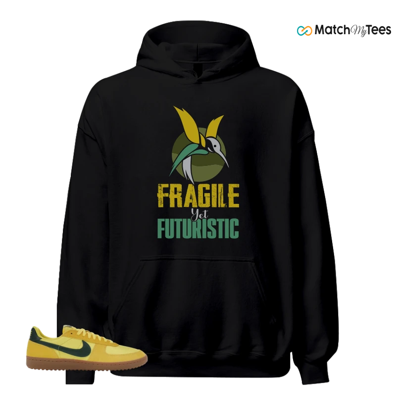 NIKE FIELD GENERAL 82 CHROME YELLOW FIR SNEAKER Matching Tees hoodie