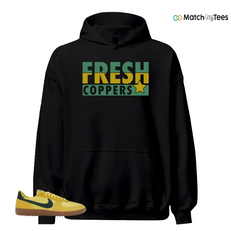 NIKE FIELD GENERAL 82 CHROME YELLOW FIR SNEAKER Matching Tees hoodie