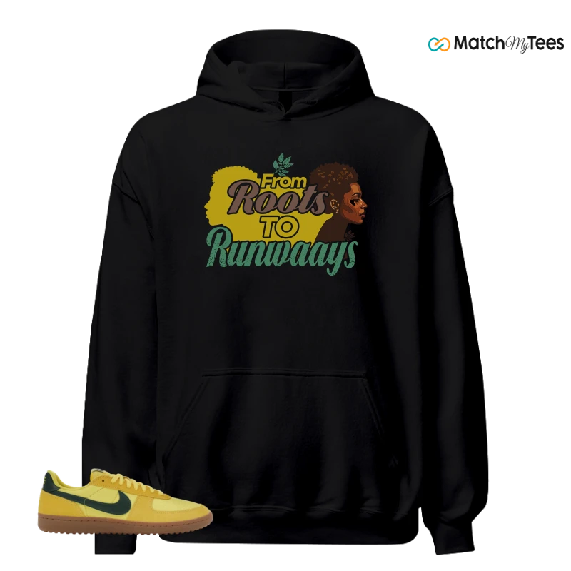 NIKE FIELD GENERAL 82 CHROME YELLOW FIR SNEAKER Matching Tees hoodie
