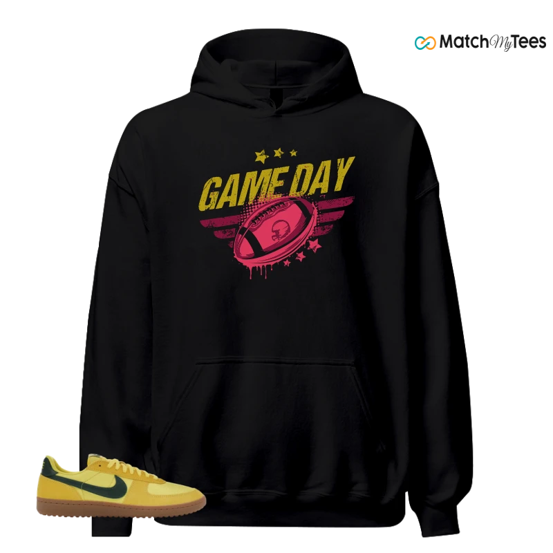 NIKE FIELD GENERAL 82 CHROME YELLOW FIR SNEAKER Matching Tees hoodie