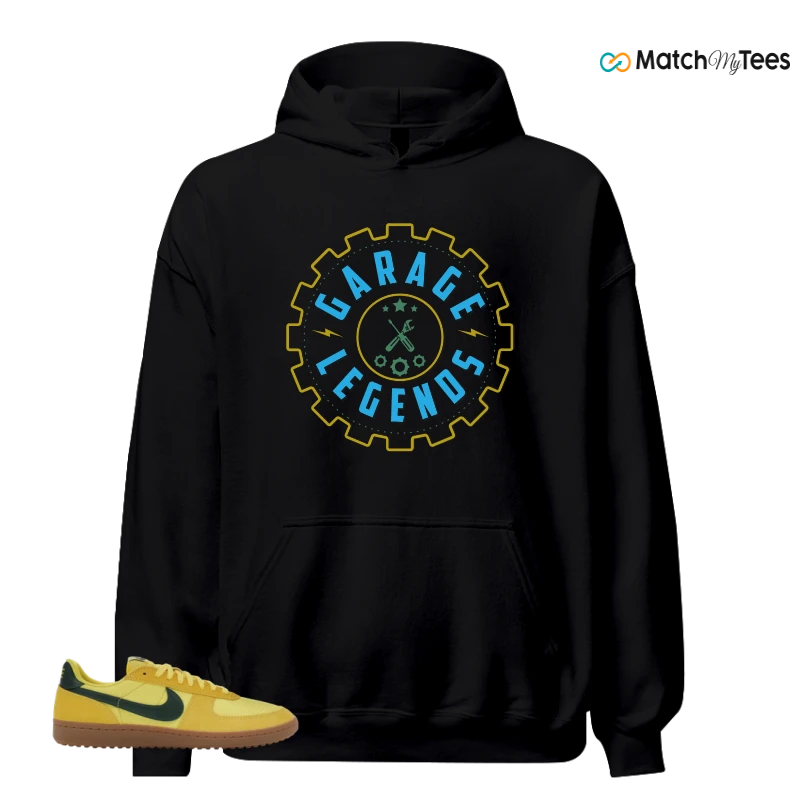 NIKE FIELD GENERAL 82 CHROME YELLOW FIR SNEAKER Matching Tees hoodie