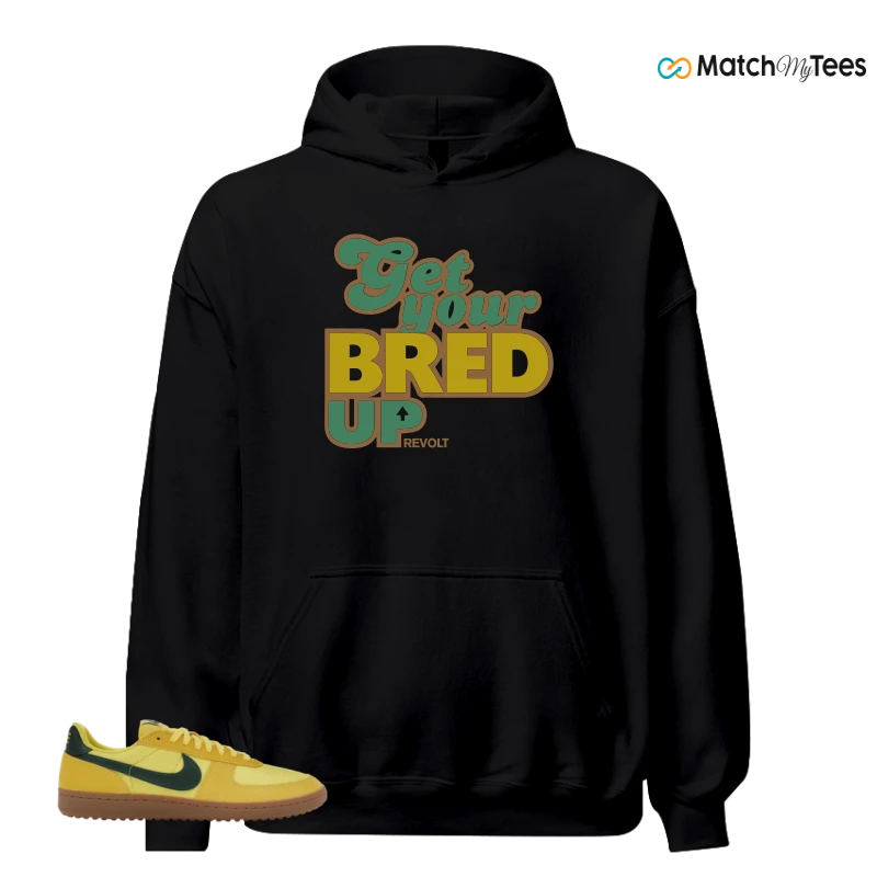 NIKE FIELD GENERAL 82 CHROME YELLOW FIR SNEAKER Matching Tees hoodie