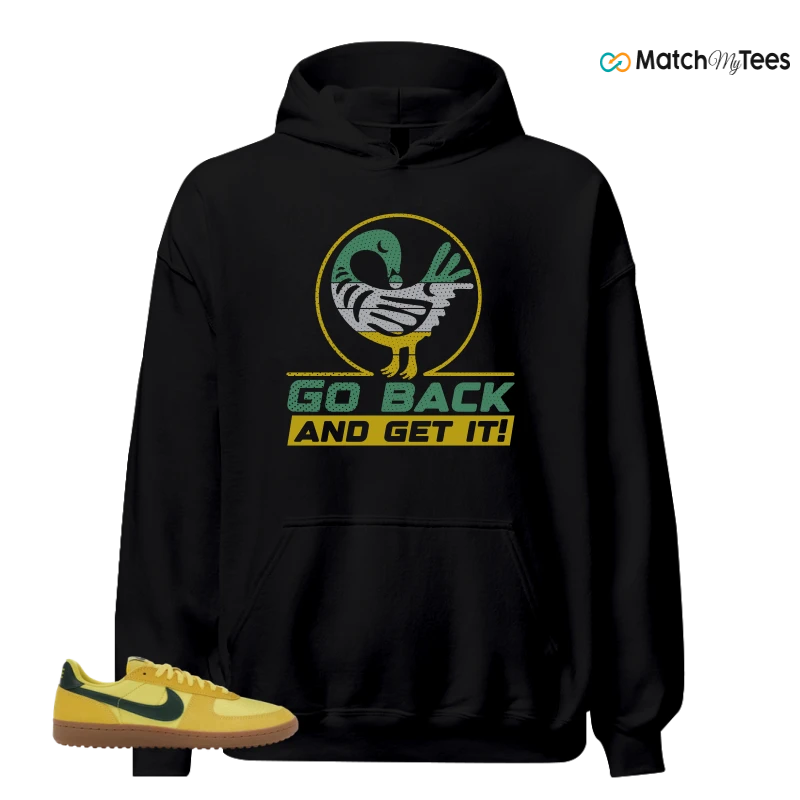 NIKE FIELD GENERAL 82 CHROME YELLOW FIR SNEAKER Matching Tees hoodie