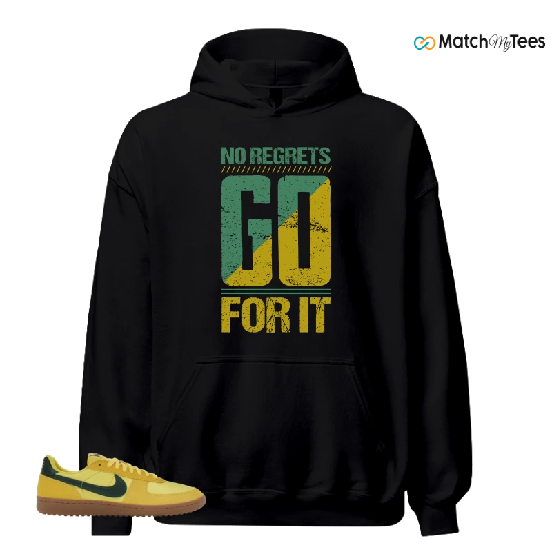 NIKE FIELD GENERAL 82 CHROME YELLOW FIR SNEAKER Matching Tees hoodie