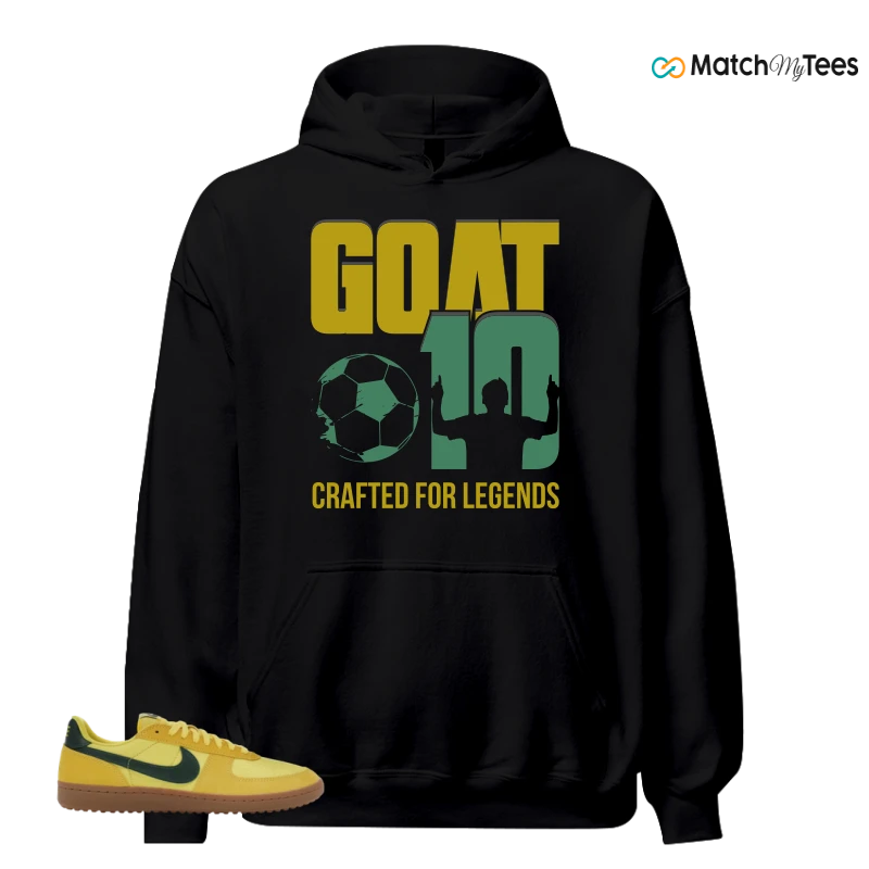 NIKE FIELD GENERAL 82 CHROME YELLOW FIR SNEAKER Matching Tees hoodie