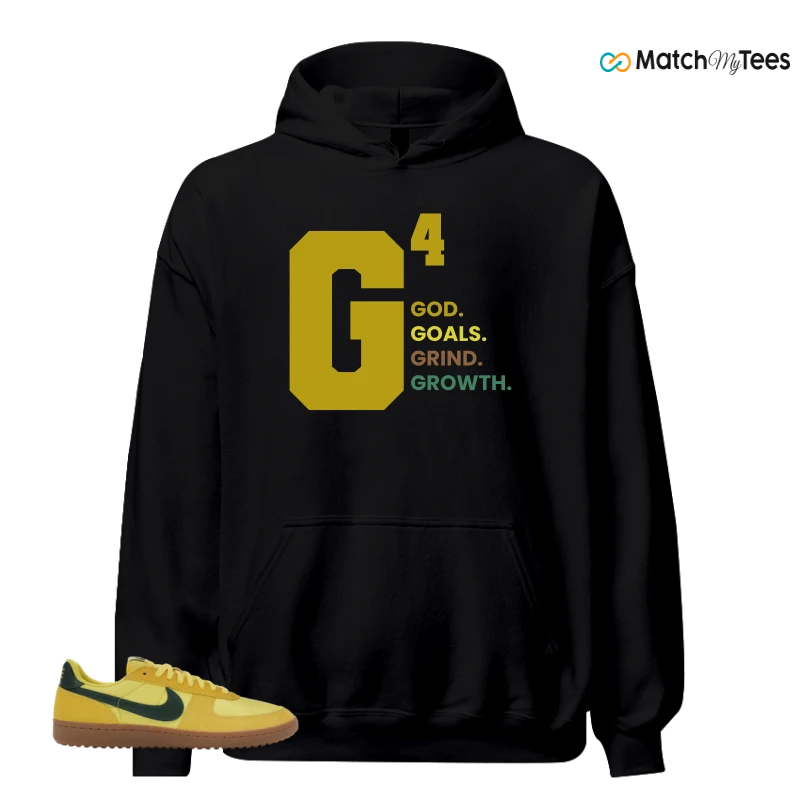 NIKE FIELD GENERAL 82 CHROME YELLOW FIR SNEAKER Matching Tees hoodie