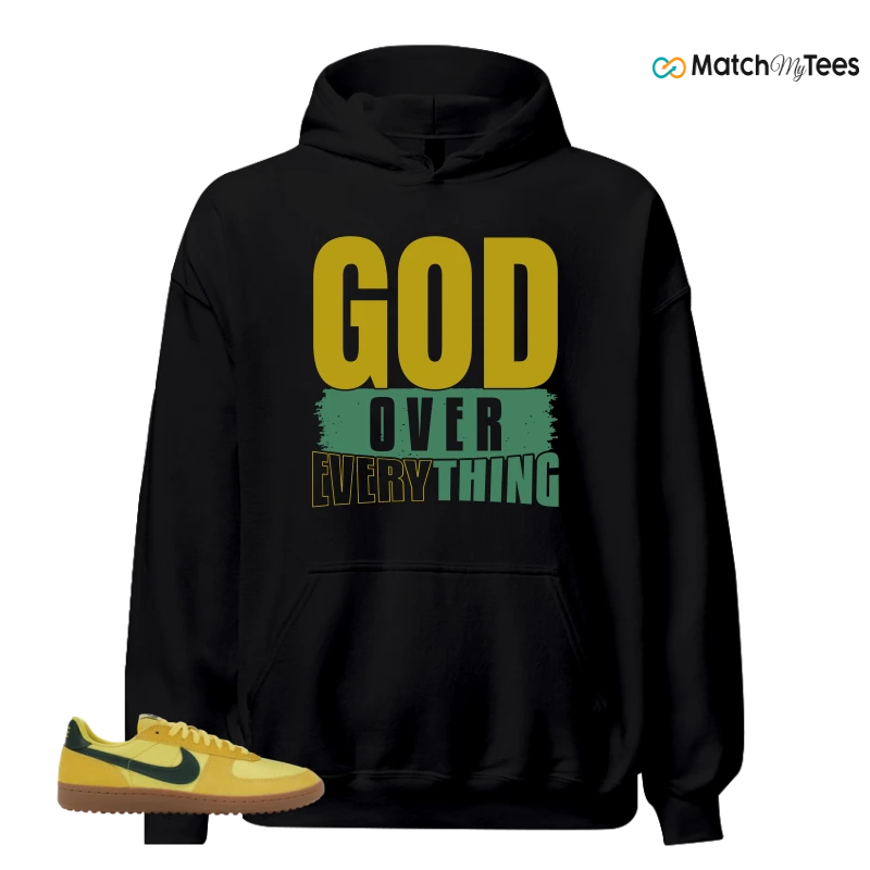 NIKE FIELD GENERAL 82 CHROME YELLOW FIR SNEAKER Matching Tees hoodie