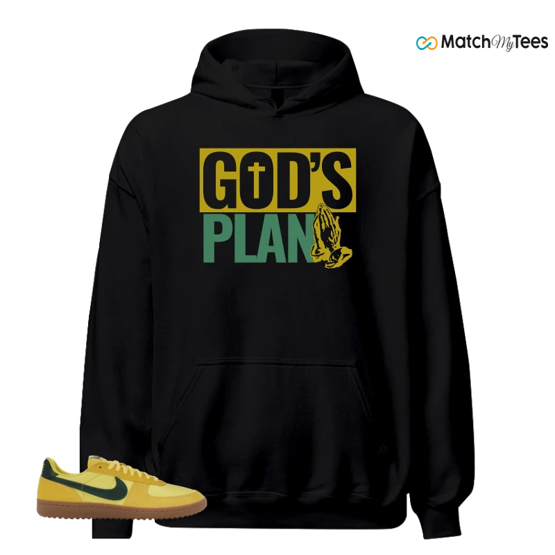 NIKE FIELD GENERAL 82 CHROME YELLOW FIR SNEAKER Matching Tees hoodie
