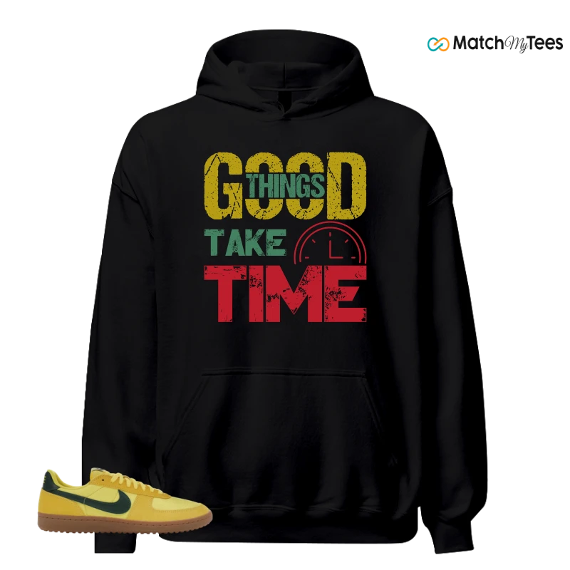 NIKE FIELD GENERAL 82 CHROME YELLOW FIR SNEAKER Matching Tees hoodie