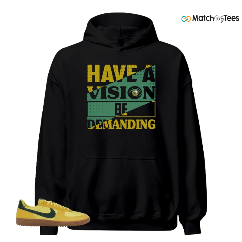 NIKE FIELD GENERAL 82 CHROME YELLOW FIR SNEAKER Matching Tees hoodie