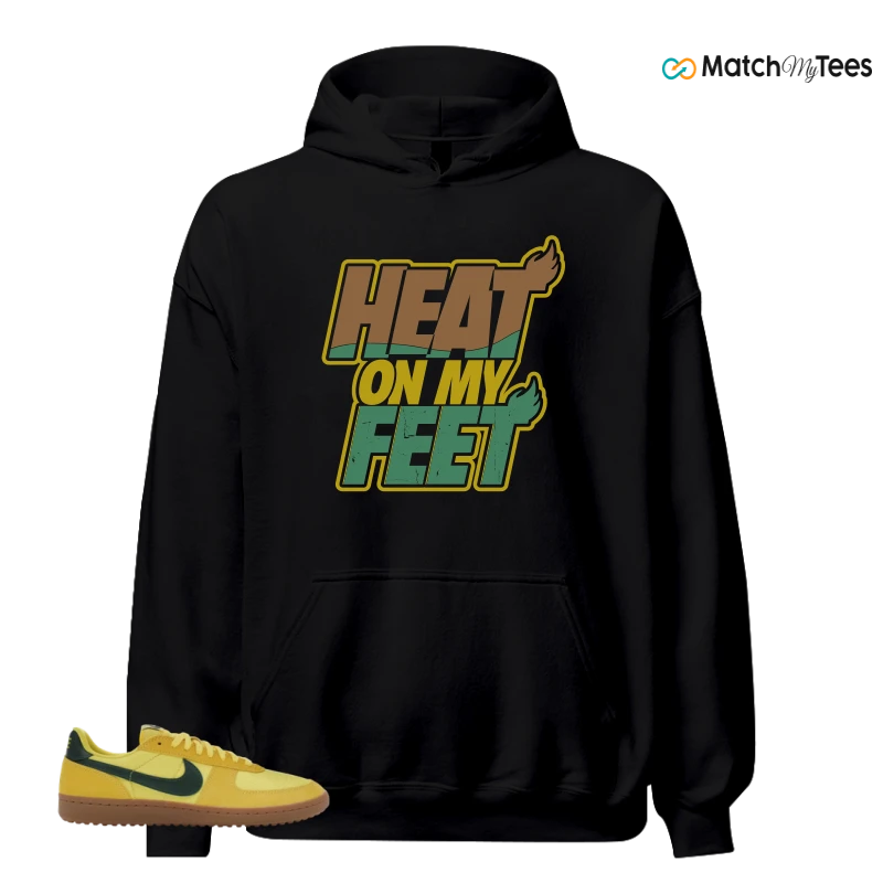 NIKE FIELD GENERAL 82 CHROME YELLOW FIR SNEAKER Matching Tees hoodie