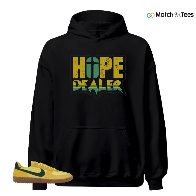 NIKE FIELD GENERAL 82 CHROME YELLOW FIR SNEAKER Matching Tees hoodie