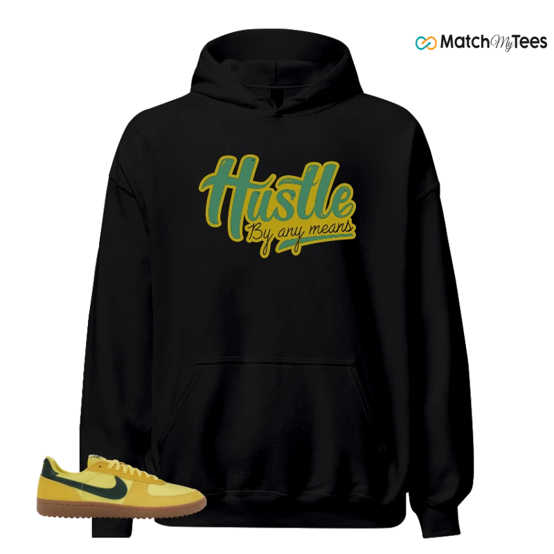 NIKE FIELD GENERAL 82 CHROME YELLOW FIR SNEAKER Matching Tees hoodie