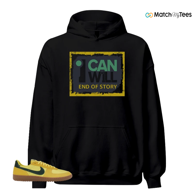 NIKE FIELD GENERAL 82 CHROME YELLOW FIR SNEAKER Matching Tees hoodie