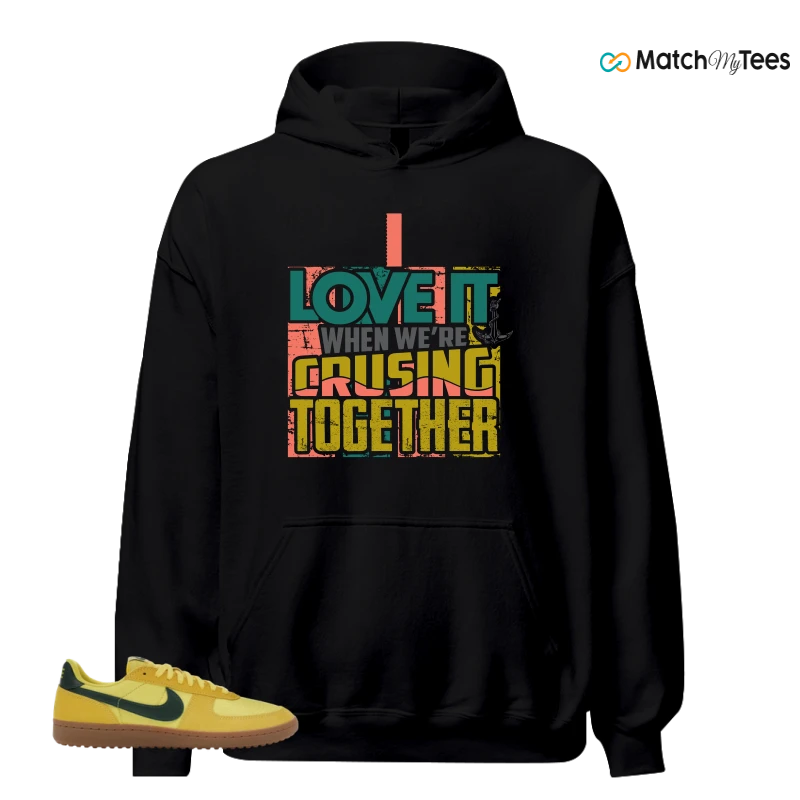 NIKE FIELD GENERAL 82 CHROME YELLOW FIR SNEAKER Matching Tees hoodie