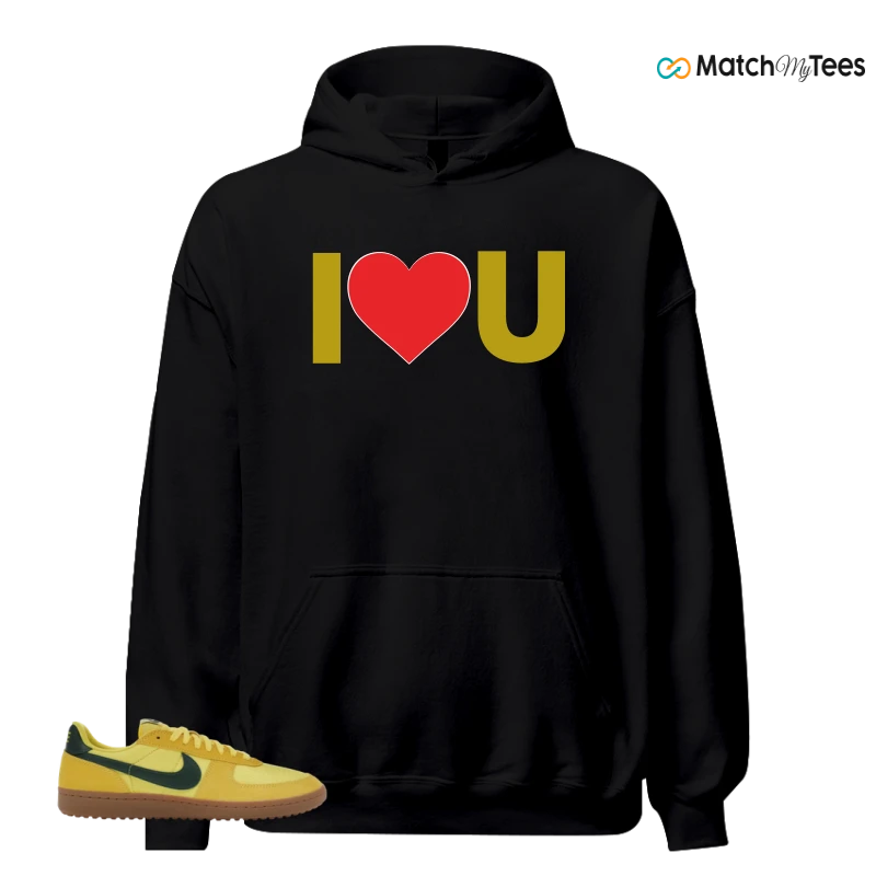 NIKE FIELD GENERAL 82 CHROME YELLOW FIR SNEAKER Matching Tees hoodie