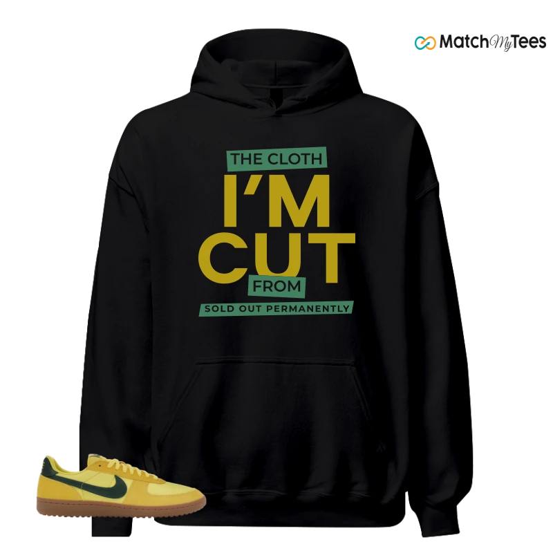 NIKE FIELD GENERAL 82 CHROME YELLOW FIR SNEAKER Matching Tees hoodie