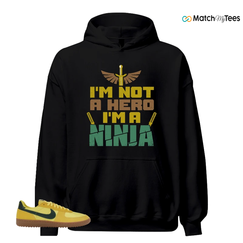 NIKE FIELD GENERAL 82 CHROME YELLOW FIR SNEAKER Matching Tees hoodie