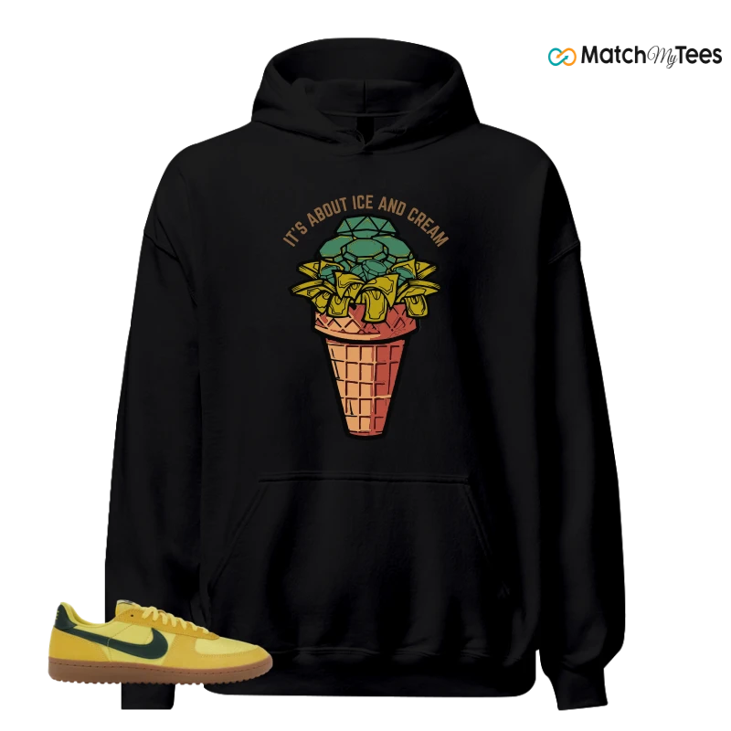 NIKE FIELD GENERAL 82 CHROME YELLOW FIR SNEAKER Matching Tees hoodie