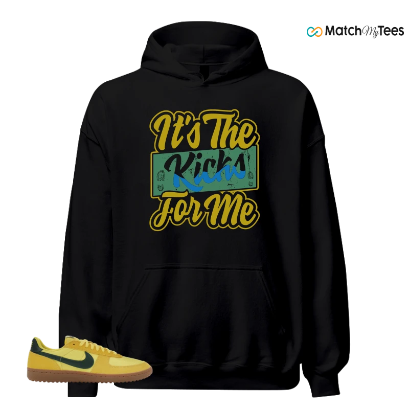NIKE FIELD GENERAL 82 CHROME YELLOW FIR SNEAKER Matching Tees hoodie
