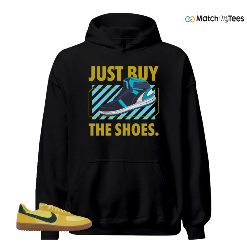 NIKE FIELD GENERAL 82 CHROME YELLOW FIR SNEAKER Matching Tees hoodie