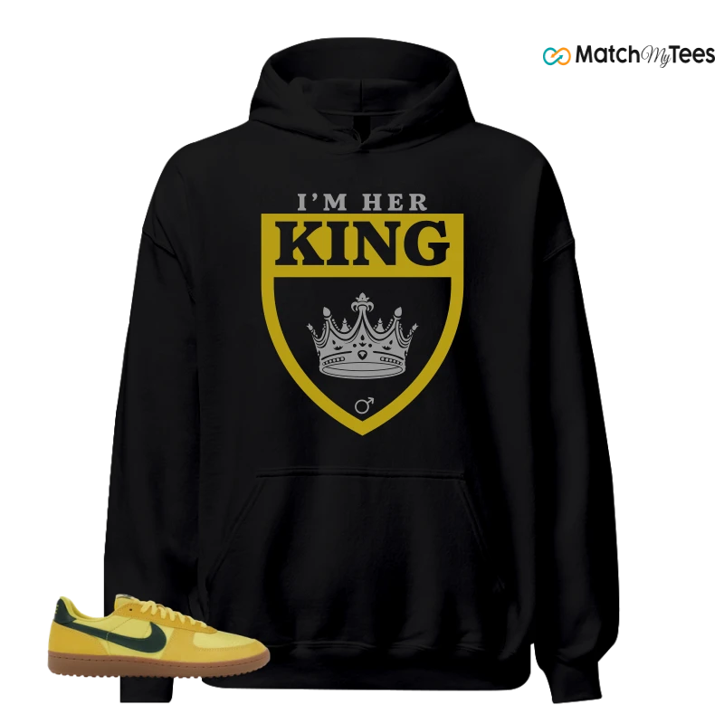 NIKE FIELD GENERAL 82 CHROME YELLOW FIR SNEAKER Matching Tees hoodie