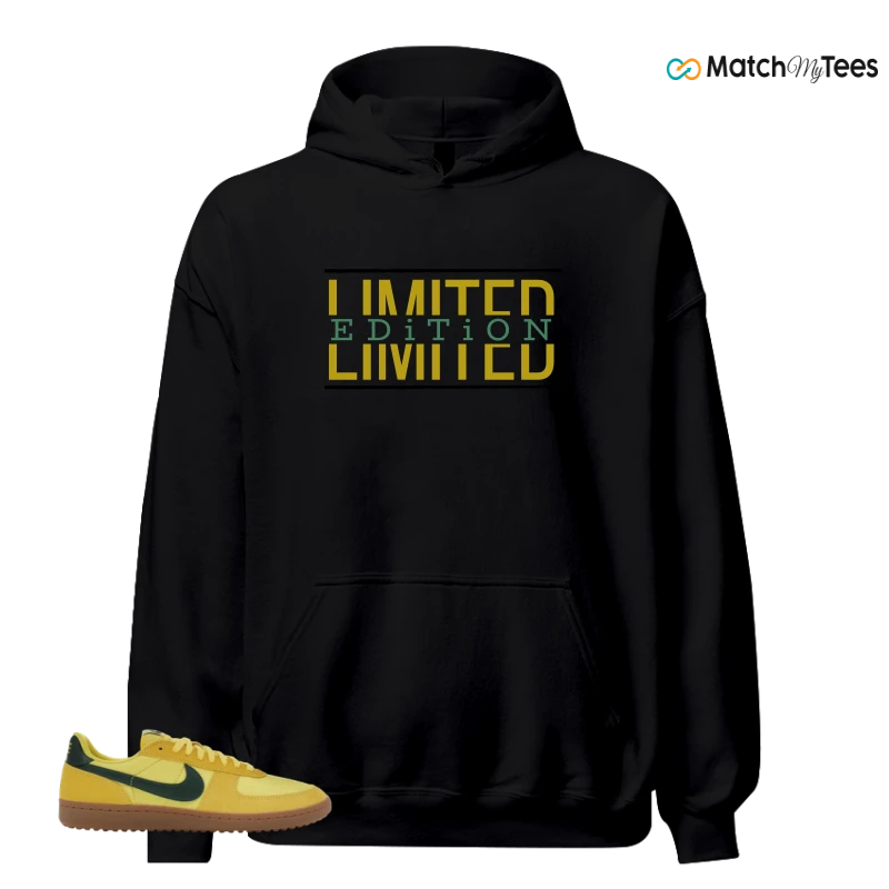 NIKE FIELD GENERAL 82 CHROME YELLOW FIR SNEAKER Matching Tees hoodie