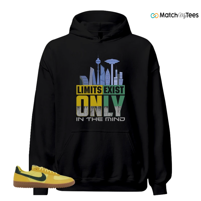 NIKE FIELD GENERAL 82 CHROME YELLOW FIR SNEAKER Matching Tees hoodie