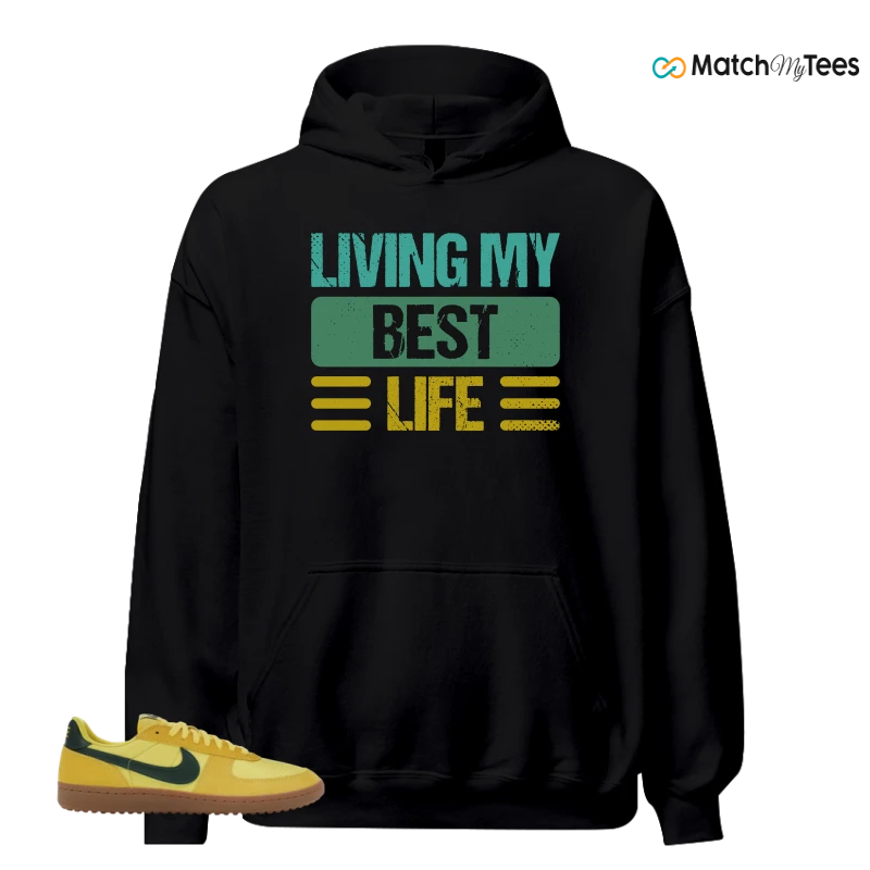 NIKE FIELD GENERAL 82 CHROME YELLOW FIR SNEAKER Matching Tees hoodie