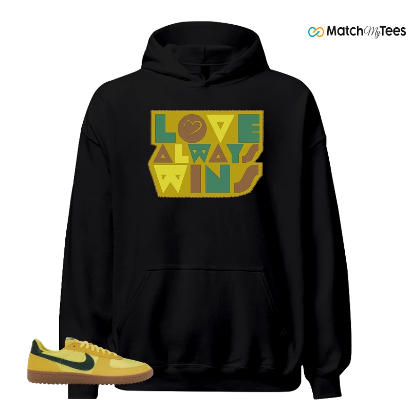 NIKE FIELD GENERAL 82 CHROME YELLOW FIR SNEAKER Matching Tees hoodie