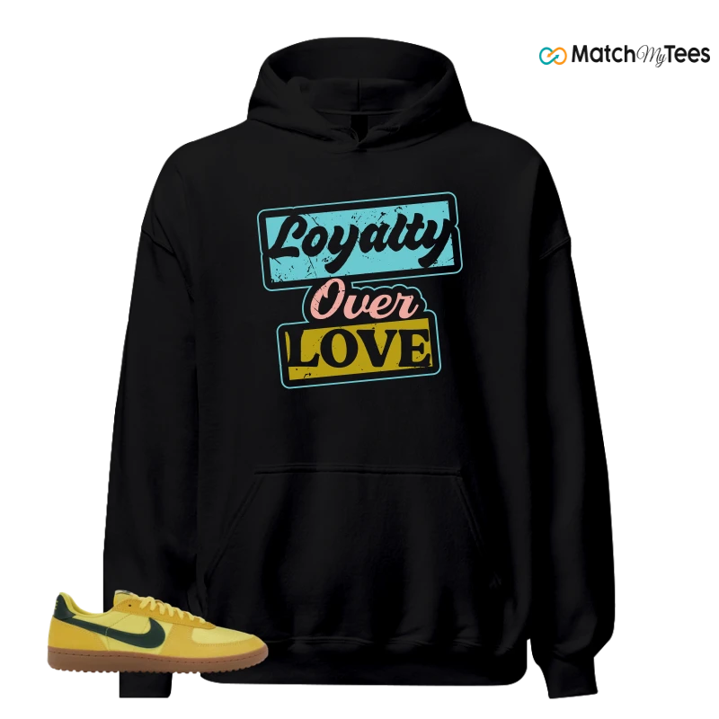 NIKE FIELD GENERAL 82 CHROME YELLOW FIR SNEAKER Matching Tees hoodie