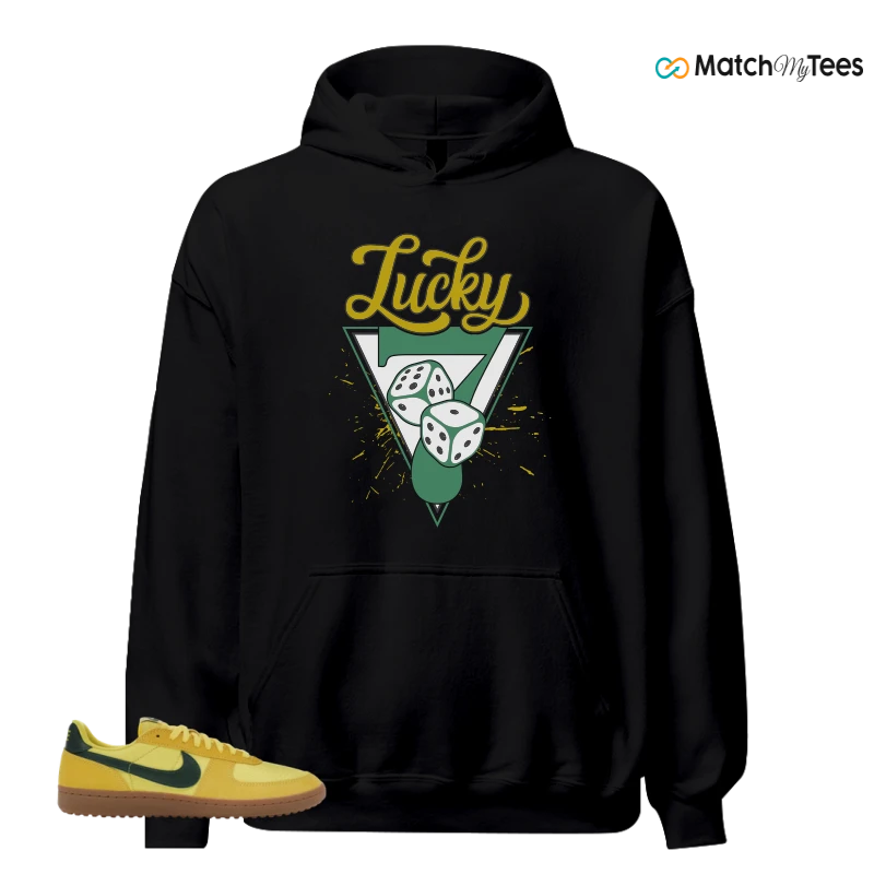 NIKE FIELD GENERAL 82 CHROME YELLOW FIR SNEAKER Matching Tees hoodie