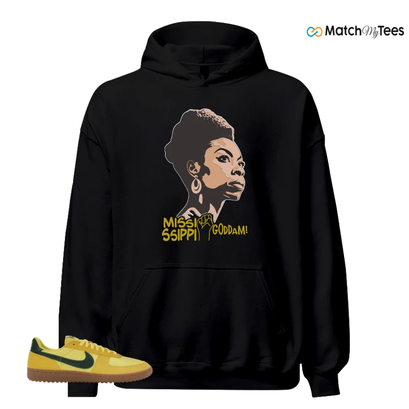 NIKE FIELD GENERAL 82 CHROME YELLOW FIR SNEAKER Matching Tees hoodie