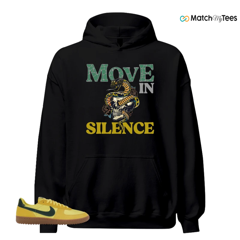 NIKE FIELD GENERAL 82 CHROME YELLOW FIR SNEAKER Matching Tees hoodie