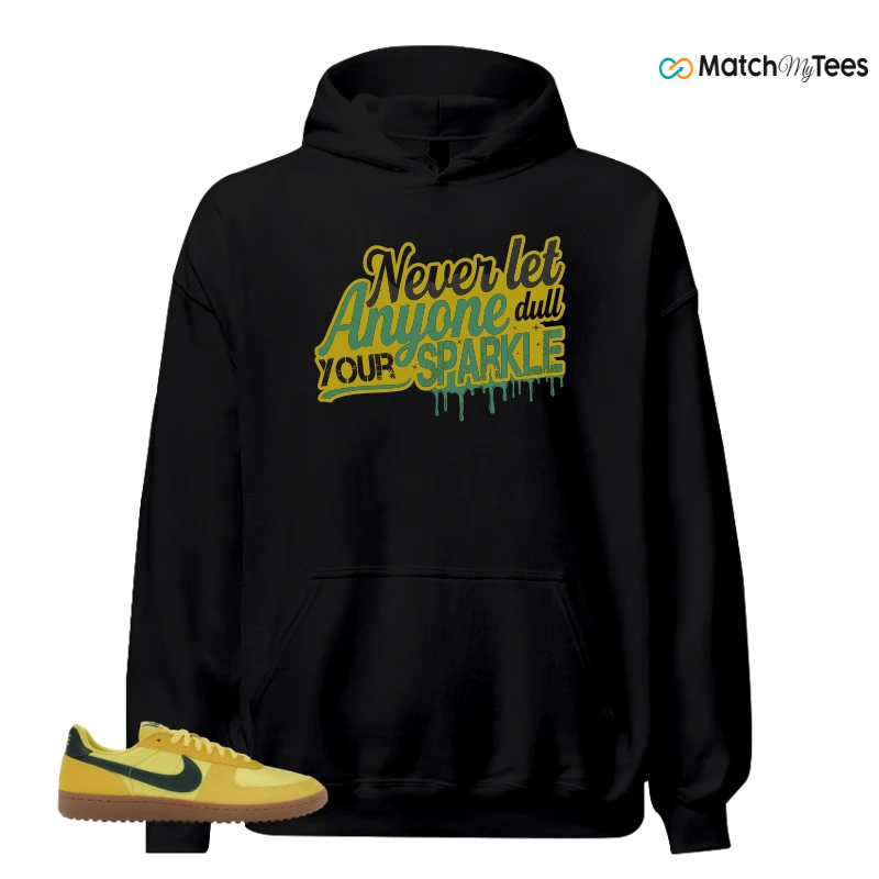 NIKE FIELD GENERAL 82 CHROME YELLOW FIR SNEAKER Matching Tees hoodie