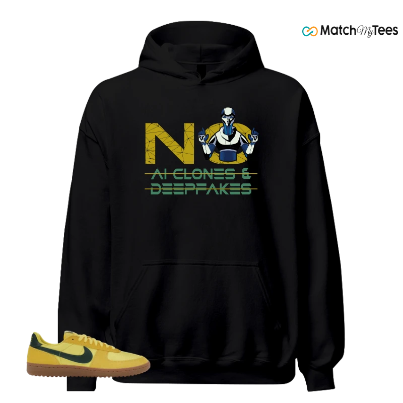 NIKE FIELD GENERAL 82 CHROME YELLOW FIR SNEAKER Matching Tees hoodie