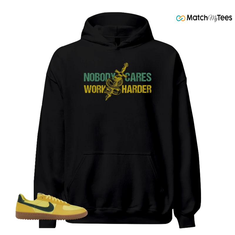 NIKE FIELD GENERAL 82 CHROME YELLOW FIR SNEAKER Matching Tees hoodie