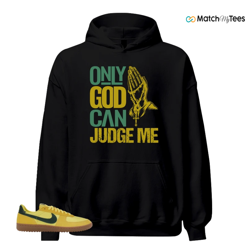 NIKE FIELD GENERAL 82 CHROME YELLOW FIR SNEAKER Matching Tees hoodie