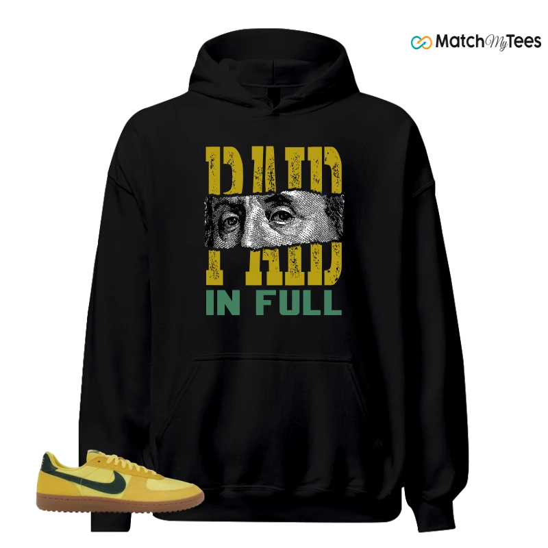 NIKE FIELD GENERAL 82 CHROME YELLOW FIR SNEAKER Matching Tees hoodie
