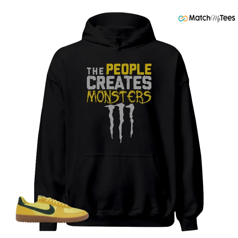 NIKE FIELD GENERAL 82 CHROME YELLOW FIR SNEAKER Matching Tees hoodie