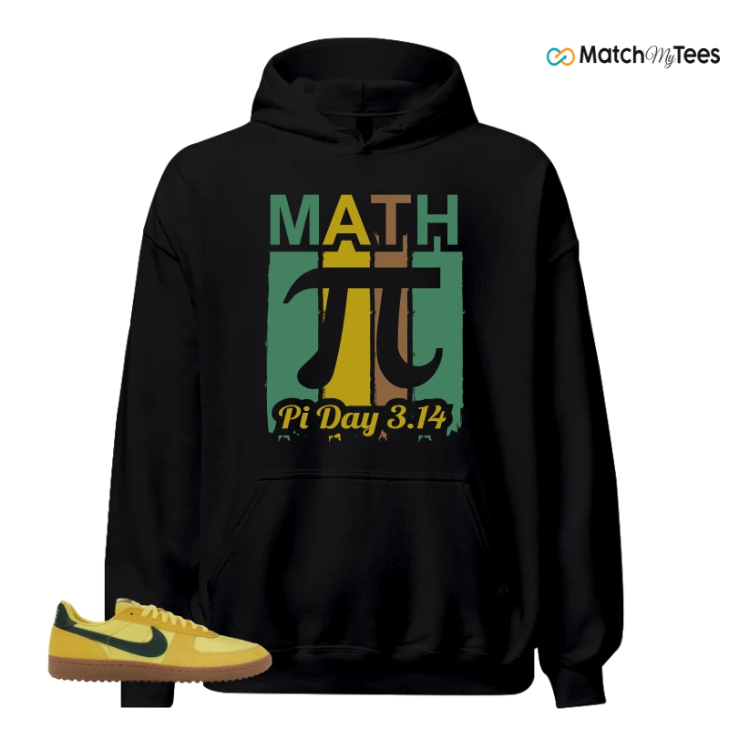 NIKE FIELD GENERAL 82 CHROME YELLOW FIR SNEAKER Matching Tees hoodie