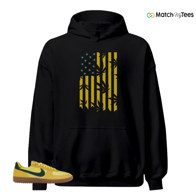 NIKE FIELD GENERAL 82 CHROME YELLOW FIR SNEAKER Matching Tees hoodie