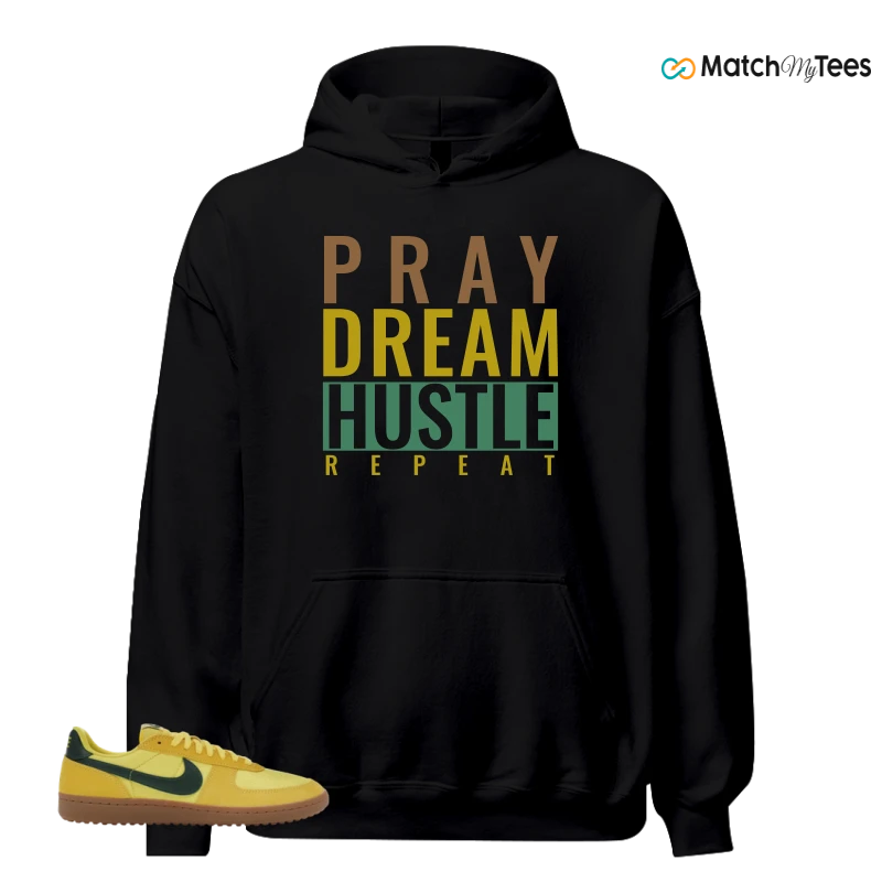 NIKE FIELD GENERAL 82 CHROME YELLOW FIR SNEAKER Matching Tees hoodie